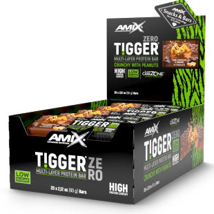 Tigger Zero Protein Bar - 20x60g - Amix